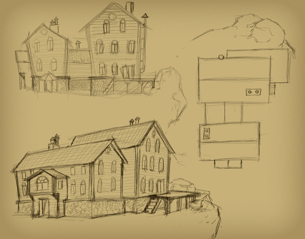 Mansion sketches